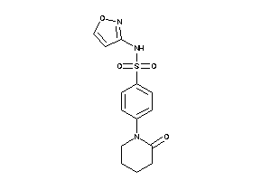 N-isoxazol-3-yl-4-(2-ketopiperidino)benzenesulfonamide