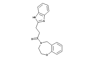 3-(1H-benzimidazol-2-yl)-1-(3,5-dihydro-2H-1,4-benzoxazepin-4-yl)propan-1-one