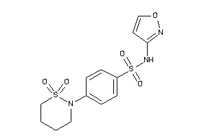 4-(1,1-diketothiazinan-2-yl)-N-isoxazol-3-yl-benzenesulfonamide