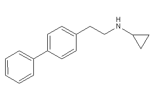 Cyclopropyl-[2-(4-phenylphenyl)ethyl]amine