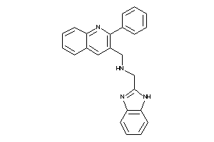 1H-benzimidazol-2-ylmethyl-[(2-phenyl-3-quinolyl)methyl]amine