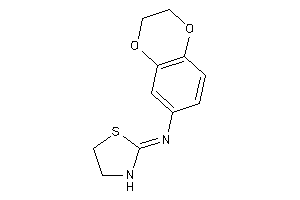 2,3-dihydro-1,4-benzodioxin-6-yl(thiazolidin-2-ylidene)amine