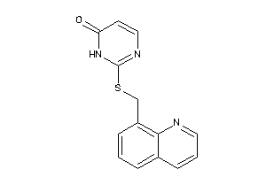 2-(8-quinolylmethylthio)-1H-pyrimidin-6-one