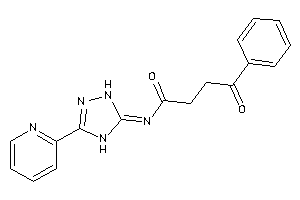 Image of 4-keto-4-phenyl-N-[3-(2-pyridyl)-1,4-dihydro-1,2,4-triazol-5-ylidene]butyramide