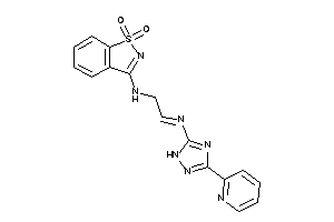 (1,1-diketo-1,2-benzothiazol-3-yl)-[2-[[3-(2-pyridyl)-1H-1,2,4-triazol-5-yl]imino]ethyl]amine