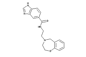 N-[2-(3,5-dihydro-2H-1,4-benzoxazepin-4-yl)ethyl]-1H-benzimidazole-5-carboxamide