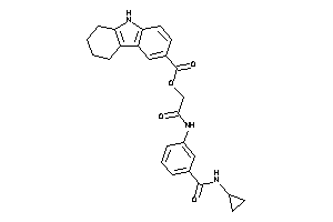 6,7,8,9-tetrahydro-5H-carbazole-3-carboxylic Acid [2-[3-(cyclopropylcarbamoyl)anilino]-2-keto-ethyl] Ester