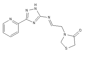 3-[2-[[3-(2-pyridyl)-1H-1,2,4-triazol-5-yl]imino]ethyl]thiazolidin-4-one