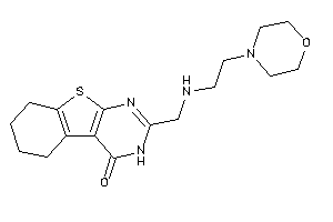 2-[(2-morpholinoethylamino)methyl]-5,6,7,8-tetrahydro-3H-benzothiopheno[2,3-d]pyrimidin-4-one