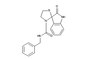 N-benzyl-2-keto-spiro[indoline-3,2'-thiazolidine]-3'-carboxamide