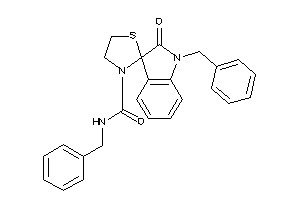 N,1-dibenzyl-2-keto-spiro[indoline-3,2'-thiazolidine]-3'-carboxamide