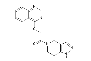 Image of 2-quinazolin-4-yloxy-1-(1,4,6,7-tetrahydropyrazolo[4,3-c]pyridin-5-yl)ethanone