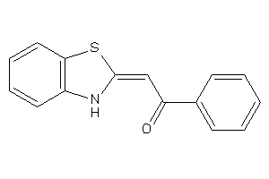 2-(3H-1,3-benzothiazol-2-ylidene)-1-phenyl-ethanone