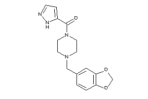 (4-piperonylpiperazino)-(1H-pyrazol-5-yl)methanone