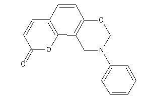 Image of 9-phenyl-8,10-dihydropyrano[2,3-f][1,3]benzoxazin-2-one