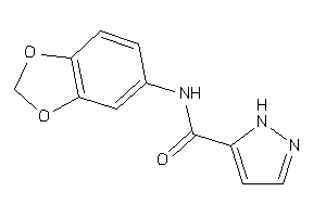 N-(1,3-benzodioxol-5-yl)-1H-pyrazole-5-carboxamide