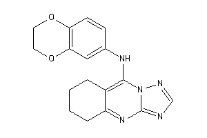 2,3-dihydro-1,4-benzodioxin-6-yl(5,6,7,8-tetrahydro-[1,2,4]triazolo[5,1-b]quinazolin-9-yl)amine