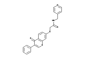 2-(4-keto-3-phenyl-chromen-7-yl)oxy-N-(4-pyridylmethyl)acetamide