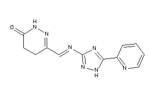 3-[[5-(2-pyridyl)-1H-1,2,4-triazol-3-yl]iminomethyl]-4,5-dihydro-1H-pyridazin-6-one