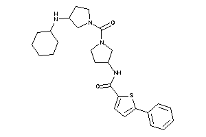 N-[1-[3-(cyclohexylamino)pyrrolidine-1-carbonyl]pyrrolidin-3-yl]-5-phenyl-thiophene-2-carboxamide