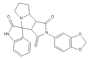 2-(1,3-benzodioxol-5-yl)spiro[3a,6,7,8,8a,8b-hexahydropyrrolo[3,4-a]pyrrolizine-4,3'-indoline]-1,2',3-trione