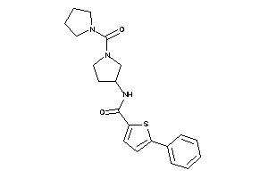 Image of 5-phenyl-N-[1-(pyrrolidine-1-carbonyl)pyrrolidin-3-yl]thiophene-2-carboxamide