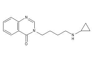 3-[4-(cyclopropylamino)butyl]quinazolin-4-one