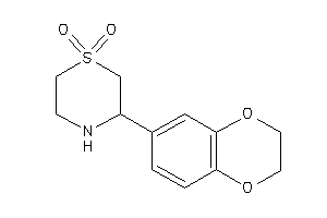 3-(2,3-dihydro-1,4-benzodioxin-6-yl)-1,4-thiazinane 1,1-dioxide