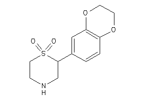 2-(2,3-dihydro-1,4-benzodioxin-6-yl)-1,4-thiazinane 1,1-dioxide