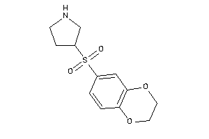 3-(2,3-dihydro-1,4-benzodioxin-6-ylsulfonyl)pyrrolidine