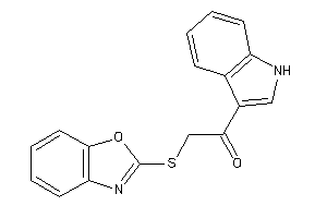 Image of 2-(1,3-benzoxazol-2-ylthio)-1-(1H-indol-3-yl)ethanone