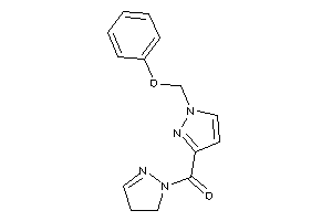 [1-(phenoxymethyl)pyrazol-3-yl]-(2-pyrazolin-1-yl)methanone