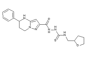 1-[(5-phenyl-4,5,6,7-tetrahydropyrazolo[1,5-a]pyrimidine-2-carbonyl)amino]-3-(tetrahydrofurfuryl)thiourea