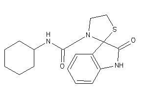 N-cyclohexyl-2-keto-spiro[indoline-3,2'-thiazolidine]-3'-carboxamide