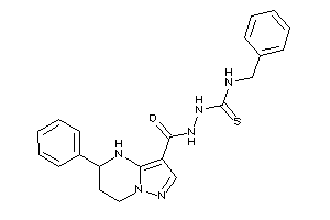 1-benzyl-3-[(5-phenyl-4,5,6,7-tetrahydropyrazolo[1,5-a]pyrimidine-3-carbonyl)amino]thiourea