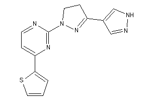 2-[3-(1H-pyrazol-4-yl)-2-pyrazolin-1-yl]-4-(2-thienyl)pyrimidine