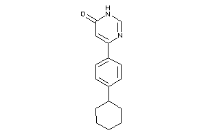 4-(4-cyclohexylphenyl)-1H-pyrimidin-6-one