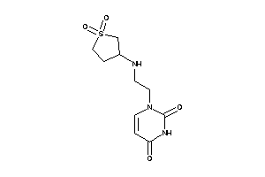 1-[2-[(1,1-diketothiolan-3-yl)amino]ethyl]pyrimidine-2,4-quinone