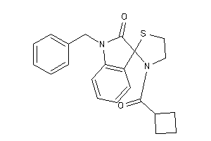 1-benzyl-3'-(cyclobutanecarbonyl)spiro[indoline-3,2'-thiazolidine]-2-one