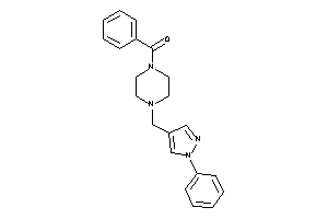 Phenyl-[4-[(1-phenylpyrazol-4-yl)methyl]piperazino]methanone