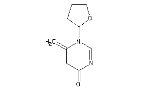 6-methylene-1-(tetrahydrofuryl)pyrimidin-4-one