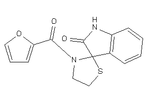 3'-(2-furoyl)spiro[indoline-3,2'-thiazolidine]-2-one
