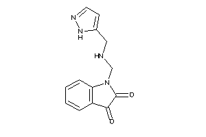 1-[(1H-pyrazol-5-ylmethylamino)methyl]isatin