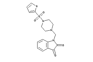 Image of 1-[[4-(2-thienylsulfonyl)piperazino]methyl]isatin