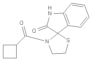 3'-(cyclobutanecarbonyl)spiro[indoline-3,2'-thiazolidine]-2-one