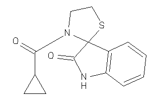3'-(cyclopropanecarbonyl)spiro[indoline-3,2'-thiazolidine]-2-one
