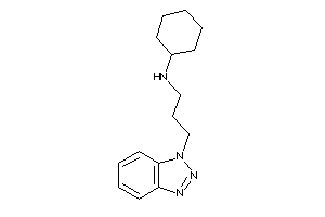 3-(benzotriazol-1-yl)propyl-cyclohexyl-amine