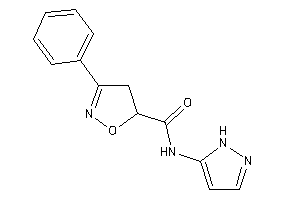 3-phenyl-N-(1H-pyrazol-5-yl)-2-isoxazoline-5-carboxamide