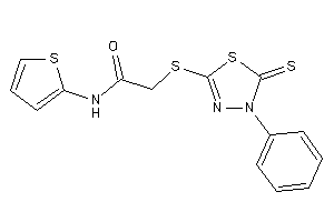 2-[(4-phenyl-5-thioxo-1,3,4-thiadiazol-2-yl)thio]-N-(2-thienyl)acetamide