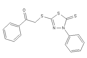 1-phenyl-2-[(4-phenyl-5-thioxo-1,3,4-thiadiazol-2-yl)thio]ethanone